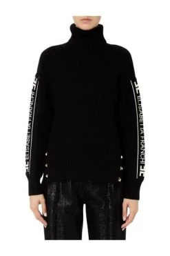 Elisabetta Franchi Coltruien Turtlenecks Black