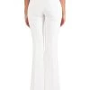 Vrijetijds Broeken ELISABETTA FRANCHI Flared Trousers White