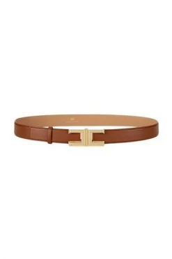 Elisabetta Franchi Riemen Belts Brown