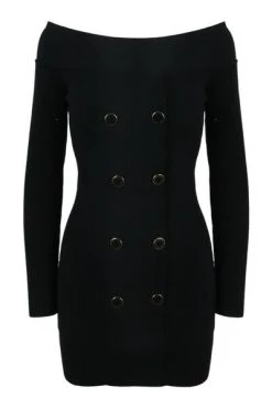 Elisabetta Franchi Casual Jurken Midi Dresses Black