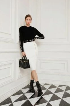 Elisabetta Franchi T-shirts Long Sleeve Tops Black -Elisabetta Franchi Winkel 2e88e164f1a91aa20bf36e51613b964d