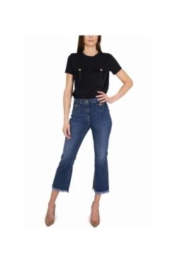 Elisabetta Franchi Cropped Jeans Blue 10 Elisabetta Franchi Cropped Jeans Blue -Elisabetta Franchi Winkel 2eb5a771a1a59cea25b7fea20d8d0333