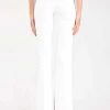 Elisabetta Franchi Wijde Broeken Wide Trousers White