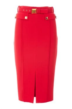 Midirokken Elisabetta Franchi Skirts Red Red