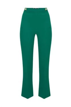 Elisabetta Franchi Broeken Trousers Green -Elisabetta Franchi Winkel 2eea5b7f228b92e50296593eb96800a9