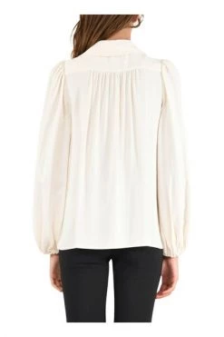 Blouses ELISABETTA FRANCHI Blouse White -Elisabetta Franchi Winkel 2f34fa902a695824e6de91bca786e184