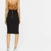 Elisabetta Franchi Midirokken Midi Skirt With Belt Black