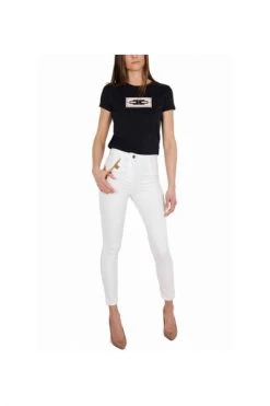 Elisabetta Franchi Skinny Jeans White -Elisabetta Franchi Winkel 2f80d4c9a87552afb489f5c6ca037bd1