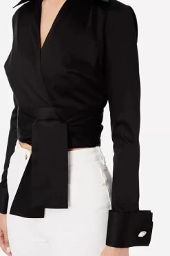 Elisabetta Franchi Longsleeve Shirts Shirts Black