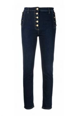 Elisabetta Franchi Skinny Jeans JEANS Blue -Elisabetta Franchi Winkel 2fd80aaec1a4cc66dd029f52a64a4ba4