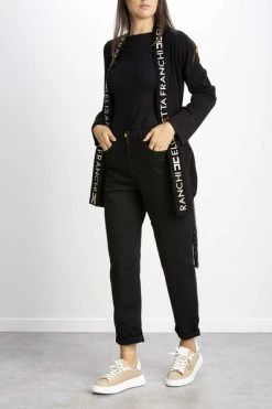Elisabetta Franchi Pantalons Trousers Black