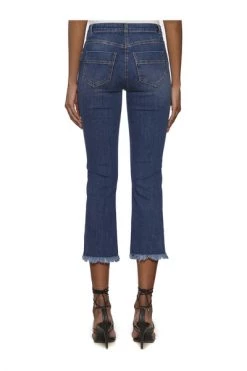 Elisabetta Franchi Cropped Jeans JEANS Blue