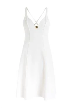 Elisabetta Franchi Feestjurken Dresses White -Elisabetta Franchi Winkel 306d6ac12223f62bbb4d182a7a49cf6d