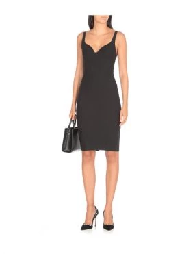 Casual Jurken Elisabetta Franchi Dresses Black Black