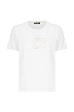 Elisabetta Franchi T-shirts T-SHIRT White -Elisabetta Franchi Winkel 310cb862334c335b02897de9d344cbdb