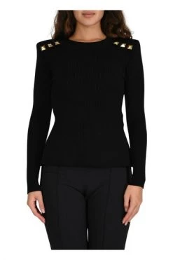 Elisabetta Franchi Hoodies & Sweatvesten Sweatshirts Black -Elisabetta Franchi Winkel 314c375baf3bad755e10be1db0bde784