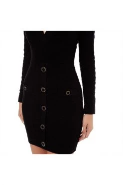 Elisabetta Franchi Casual Jurken Short Dresses Black