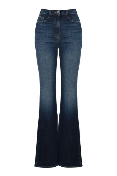 Elisabetta Franchi Flared Jeans Blue 1 Elisabetta Franchi Flared Jeans Blue