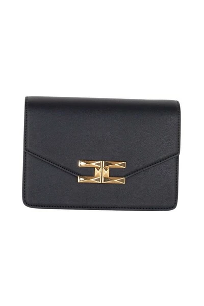 Elisabetta Franchi Schoudertassen Cross Body Bags Black 2 Elisabetta Franchi Schoudertassen Cross Body Bags Black - Afbeelding 2