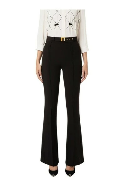 Elisabetta Franchi Vrijetijds Broeken Suit Trousers Black 2 Elisabetta Franchi Vrijetijds Broeken Suit Trousers Black - Afbeelding 2