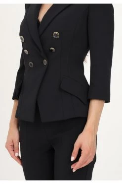 Elisabetta Franchi Blazers Jacket Black Black -Elisabetta Franchi Winkel 328d73c147f6ff4006dfcd18b42ba208