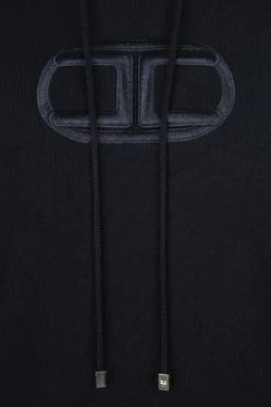 Elisabetta Franchi Hoodies & Sweatvesten Tricot Jersey Black -Elisabetta Franchi Winkel 328ec7416055be8d2a9b4345bae1131d