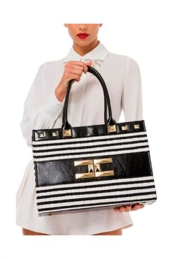 Elisabetta Franchi Handtassen Handbags Black