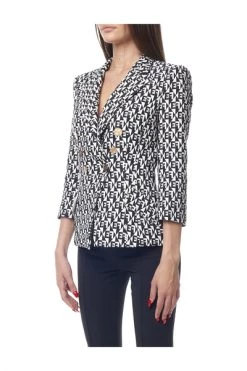 Elisabetta Franchi Blazers Jacket Black