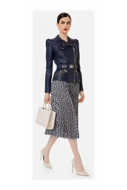 Elisabetta Franchi Midirokken Midi Skirts Blue