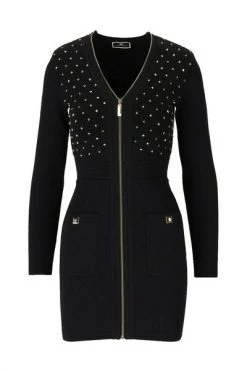 Elisabetta Franchi Casual Jurken Dresses Black