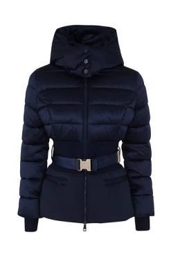 Elisabetta Franchi Gewatteerde Jassen Down Jackets Blue -Elisabetta Franchi Winkel 33f8a9ffeb2b43dbce28608b7f27b012