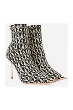 Elisabetta Franchi Enkellaarsjes Boots Gray -Elisabetta Franchi Winkel 34b94a2c4151cea54b34c52fe2d82b4e