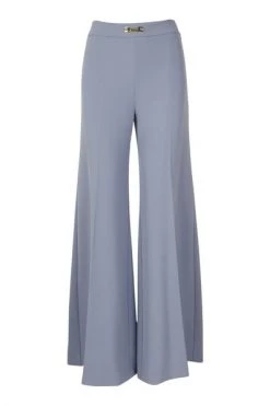 Elisabetta Franchi Wijde Broeken Palace Trousers Blue -Elisabetta Franchi Winkel 350577584d176699901e7682d9cfa8fd