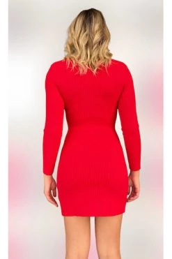 Elisabetta Franchi Casual Jurken Knitted Dresses Red -Elisabetta Franchi Winkel 353146d45af2a0d7a76c8f02bd224125