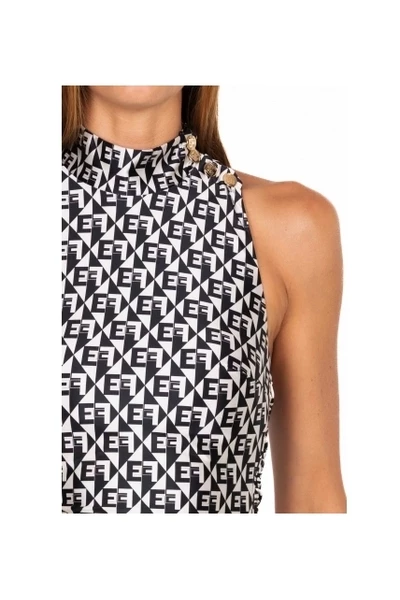 Elisabetta Franchi Casual Jurken Dresses Black 2 Elisabetta Franchi Casual Jurken Dresses Black - Afbeelding 2