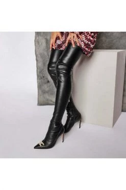 Elisabetta Franchi Laarzen High Boots Black 11 Elisabetta Franchi Laarzen High Boots Black -Elisabetta Franchi Winkel 35bb51527a0fb59903b1ce531c9d580a