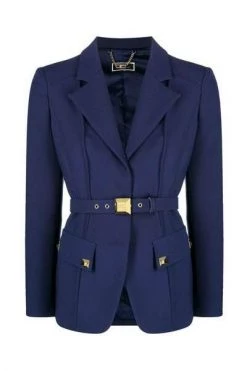 Elisabetta Franchi Zomerjassen Light Jackets Blue 7 Elisabetta Franchi Zomerjassen Light Jackets Blue -Elisabetta Franchi Winkel 35d817b12467c653bc58c69c11e90db5