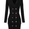 Elisabetta Franchi Casual Jurken Dress Black