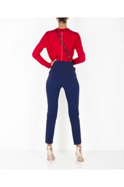 Elisabetta Franchi Pantalons Trousers Blue -Elisabetta Franchi Winkel 35ef174878f2e354148de861534aa04f