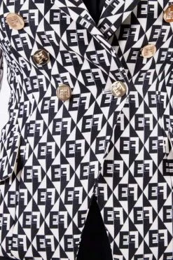 Elisabetta Franchi Blazers Black -Elisabetta Franchi Winkel 35effa39798b687e28b1fbab138567c6