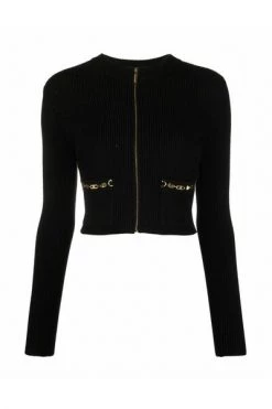 Vesten Elisabetta Franchi Sweaters Black Black
