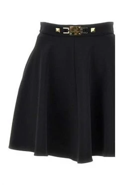 Korte Rokken Elisabetta Franchi Skirts Black Black -Elisabetta Franchi Winkel 36894bfa944c8820c863ac87456758f6
