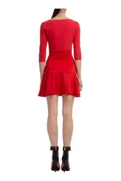Elisabetta Franchi Casual Jurken Mini Dress Short Sleeve Red -Elisabetta Franchi Winkel 368cbc3baeea9687826d109e5b0cfba8