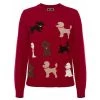 Elisabetta Franchi Sweaters Round-neck Knitwear Red