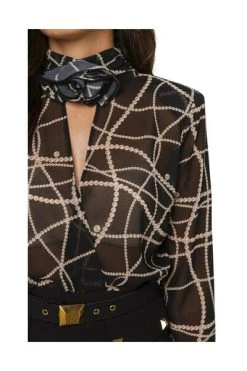 Elisabetta Franchi Blouses Blouse Brown -Elisabetta Franchi Winkel 36db899bb3260de7dfd232c58ae8f64a