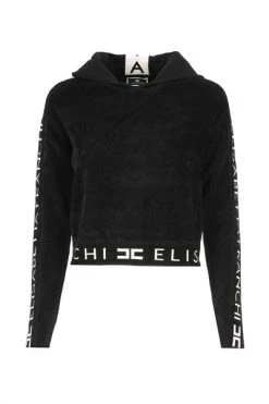 Hoodies & Sweatvesten Elisabetta Franchi Sweaters Black -Elisabetta Franchi Winkel 3718a7748bfc4604e2083ab351065fd9