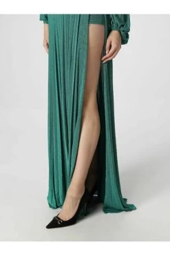 Elisabetta Franchi Jurken Gowns Green -Elisabetta Franchi Winkel 3760e48692d54df389939461cd18f6d2