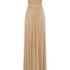 Elisabetta Franchi Maxi Jurken Dress Brown