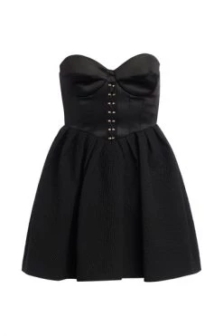 Elisabetta Franchi Casual Jurken MINI DRESS Black -Elisabetta Franchi Winkel 37dabda50822cacaefccfc5fe7dcbb40