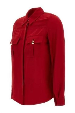 Longsleeve Shirts Elisabetta Franchi Shirts Red -Elisabetta Franchi Winkel 384f069bc57b3d19b98bcc5a91efb278